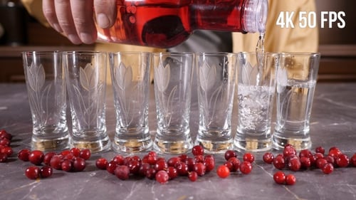 7 Cranberry Vodka Shots