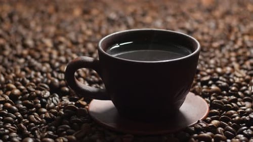 Kaffee-Silhouette