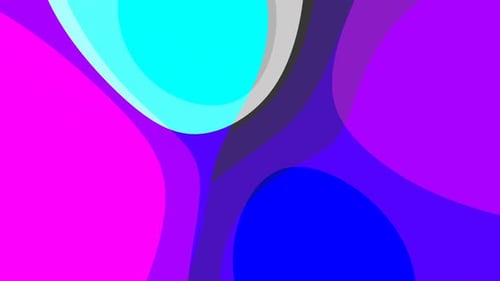 Vibrant Fluid Abstract Morphing Shapes Background
