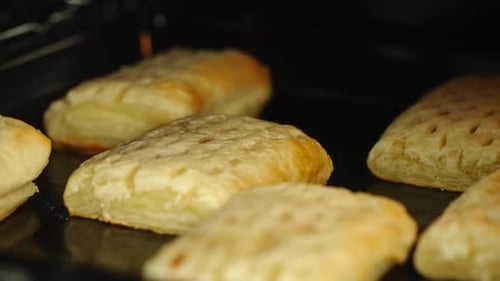 Pastries Baking in the Oven