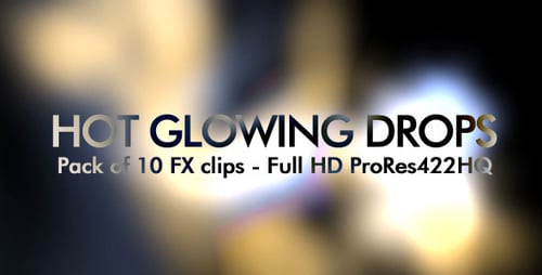 Hot Glowing Drops — Packung mit 10