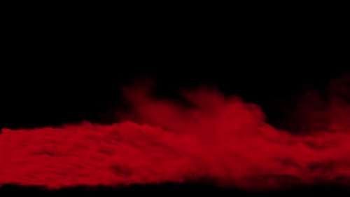 Colorful Red Smoke