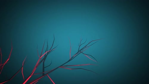 3d tree horror scene opener