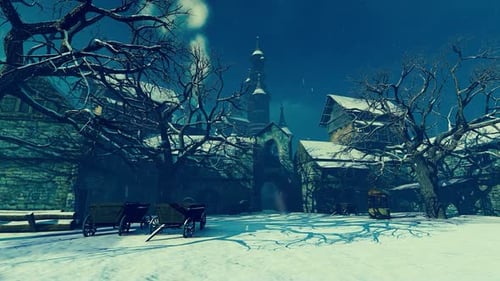 Old Medieval Courtyard