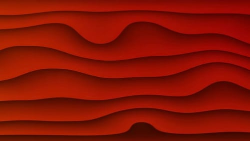 Red Smooth Liquid Waves