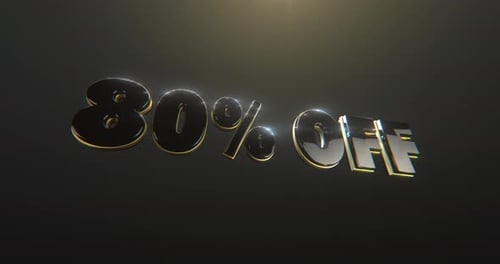 80% Off Title - 4K
