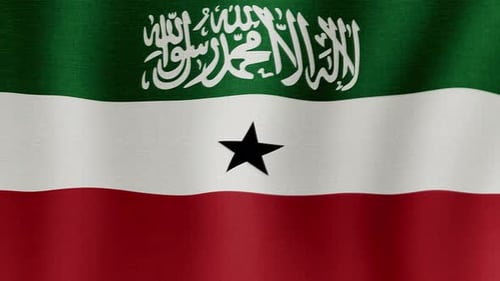 Die Nationalflagge von Somaliland