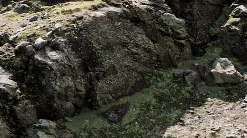 Close Up of Rocky Stones Formation