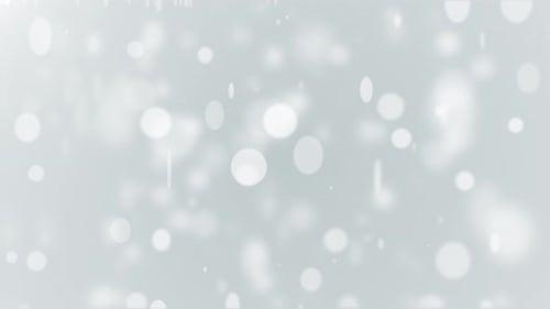 Abstract White Bokeh Lights Floating Background Animation