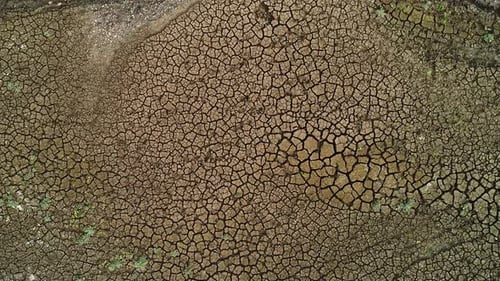 Parched Earth Reveals Environmental Impact from Above
