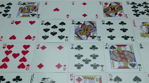 Pokerkarten auf dem Tisch