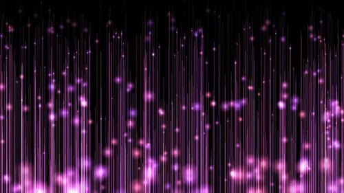 Abstract Purple Pink Vertical Lines and Sparkling Particles Background