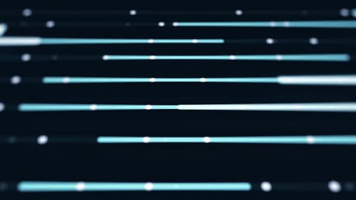 Abstract Futuristic Data Lines Motion Background
