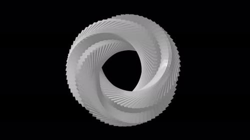 Spiralkreis 3D-Objekt