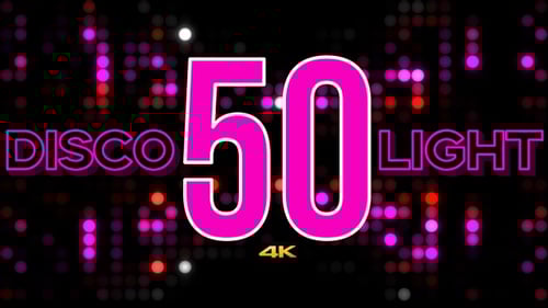 Dynamic Neon LED Light Grid Background Loop