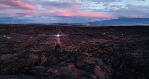 Explorador em viagem