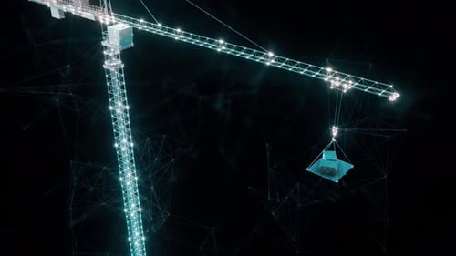 The Industrial Construction Crane 4k