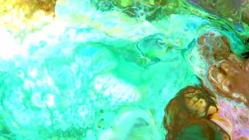 Multicolor Liquid Paint Surface 21