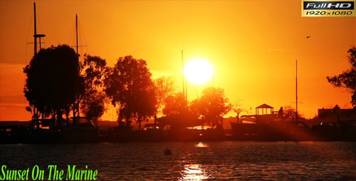 Sunset On The Marine