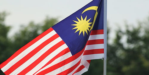 Flagge von Malaysia 02
