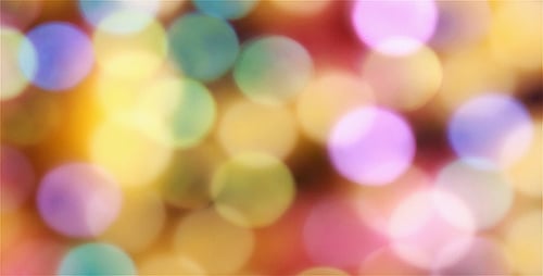 Yellowish Bokeh Background