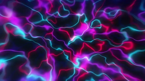Neon Lines Abstract Looping Background