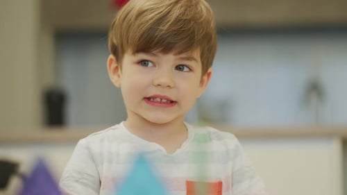 Close up of a little boy