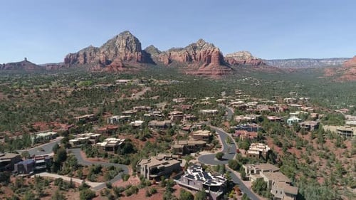 Luftbild von Sedona