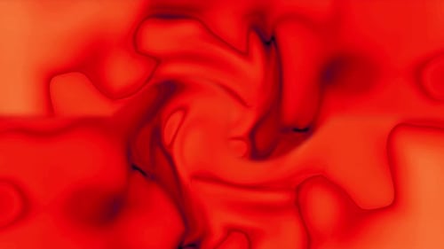 Dynamic Abstract Red Fluid Swirling Motion Background