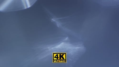 Light Leaks Blue Bokeh