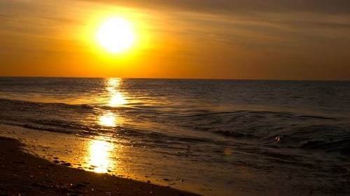 morning sea coast background dawn
