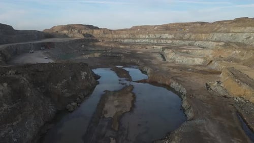 Flooded Construction Site