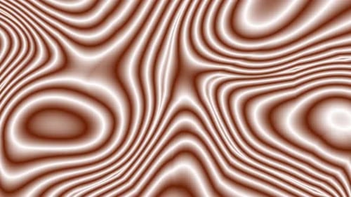 Braune weiße Farbe Glatte Welle Bewegung Flüssiger Hintergrund Animation