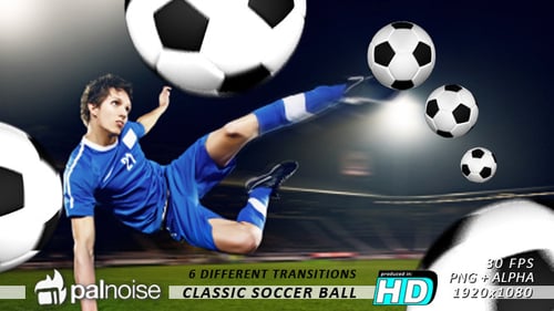 Soccer Classic Ball Transitions (6-Pack)