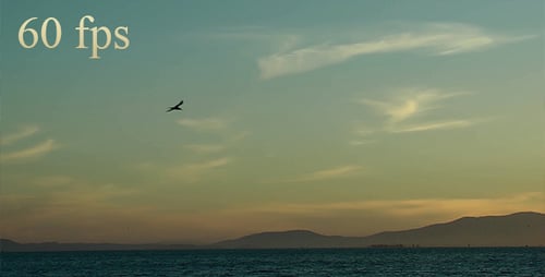 Sky with Silky Clouds and Sea