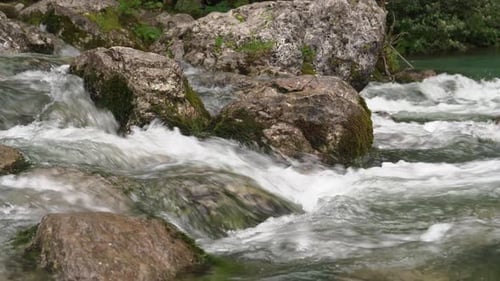 Fast mountain stream