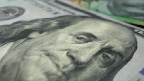 Macro Footage of International Currencies