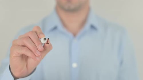 Impossible, écrire sur un écran transparent