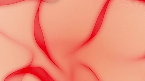 Fluid Abstract Red Lines Flowing Wave Background