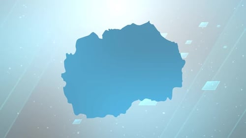 Modern Map Outline Drawing Reveal Animation