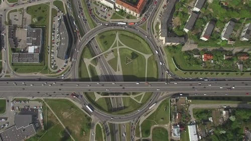 Roundabout Highway Interchange