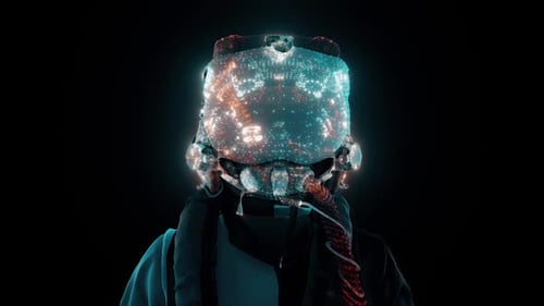 Fighter Pilot Suit Hologram Close Up V3 Hd
