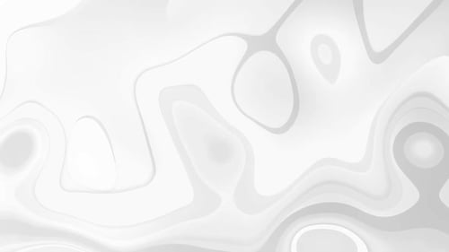 Abstract Fluid White Organic Looping Motion Background