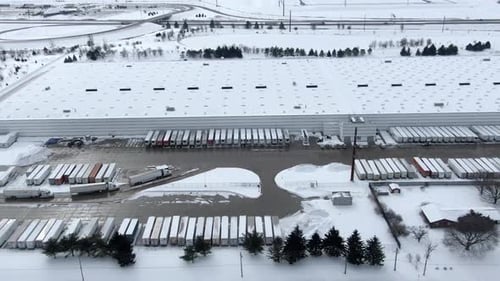 Distribution Center Aerial Wide