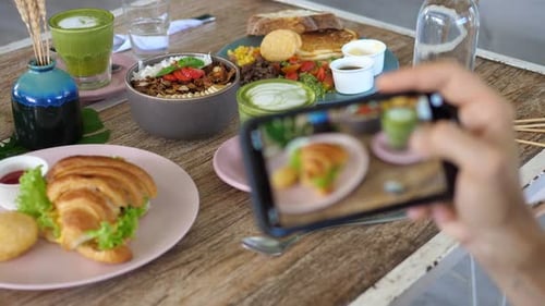 Delicious Food Photography at Brunch Cafe
