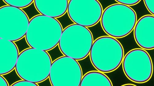 VJ Loop Bright Colors in Abstract Patterns for LED Screens
