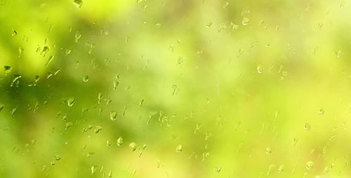 Gouttes de pluie sur la fenêtre