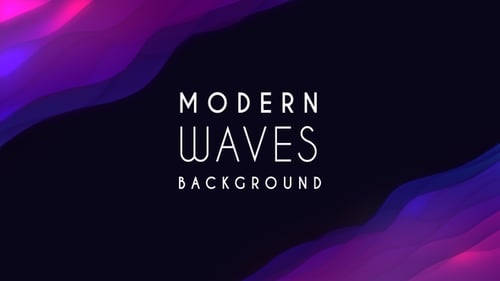 Abstract Fluid Background Animation with Glowing Trails