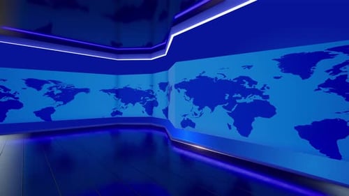 Virtual Set Studio For Chroma Footage