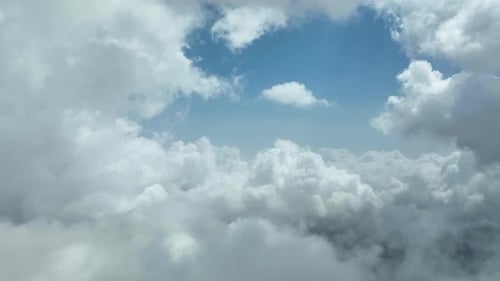 Background Clouds Texture aerial view 4 K